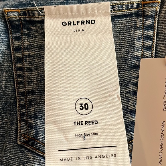 GRLFRND acid wash mom jeans - Picture 3 of 3